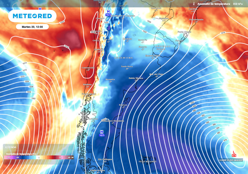 Frío heladas Argentina alerta tiempo clima pronóstico Frío heladas Argentina alerta tiempo clima pronóstico