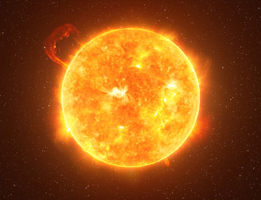 eruzione solare eruzione solare