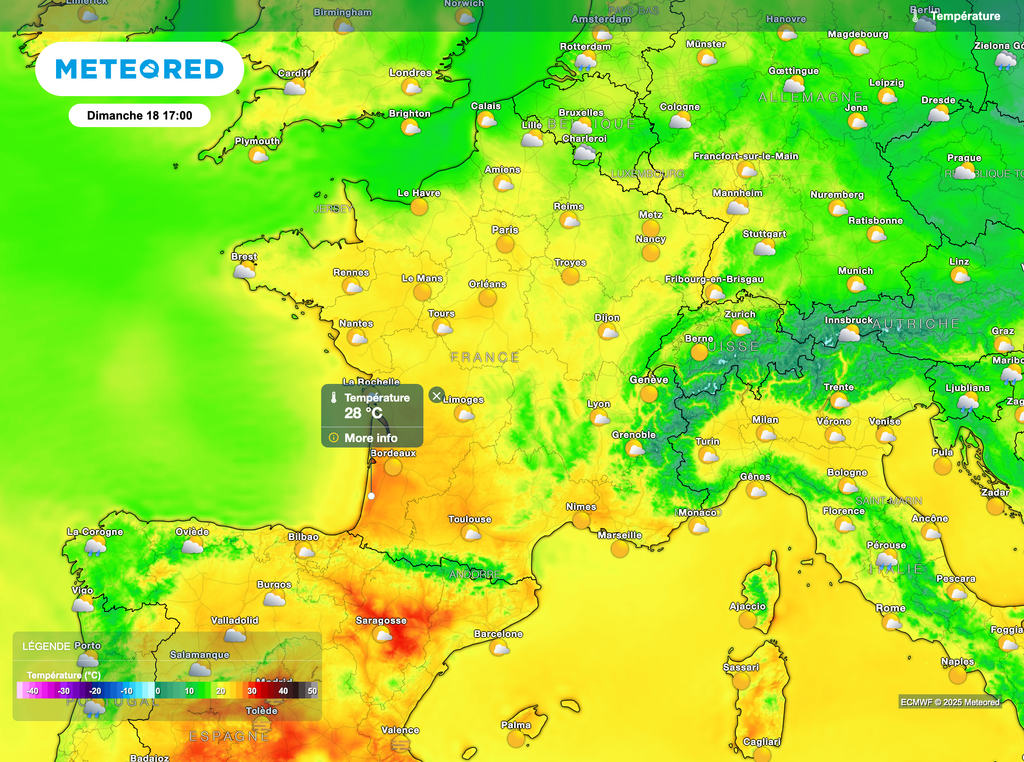 La chaleur sera au rendez-vous dans le sud-ouest ce dimanche. La chaleur sera au rendez-vous dans le sud-ouest ce dimanche.