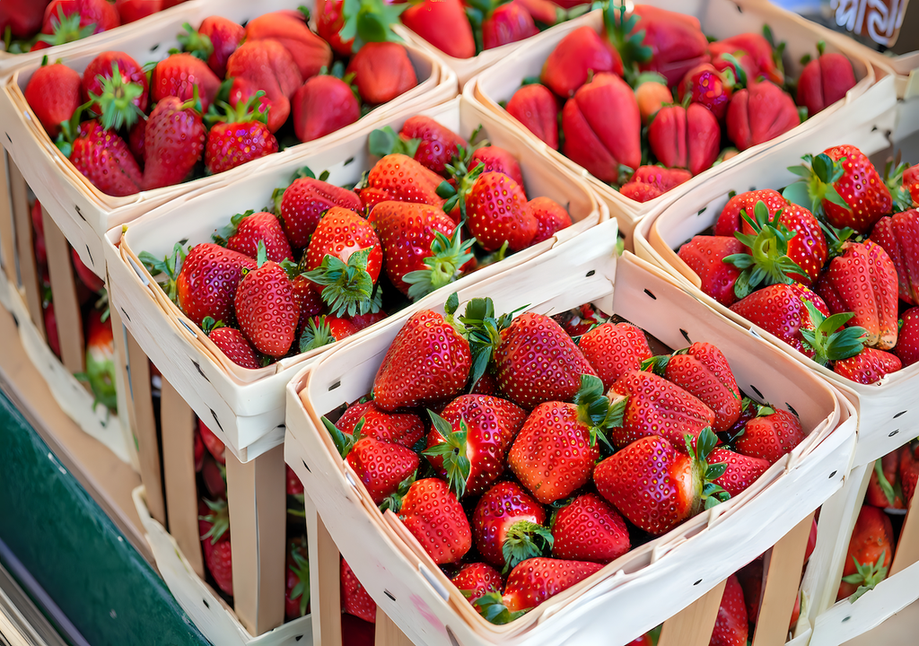 Erdbeeren, Baden-Württemberg, Genuss, Saison Erdbeeren, Baden-Württemberg, Genuss, Saison
