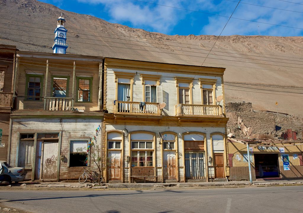 Edificios históricos de Pisagua. Edificios históricos de Pisagua.