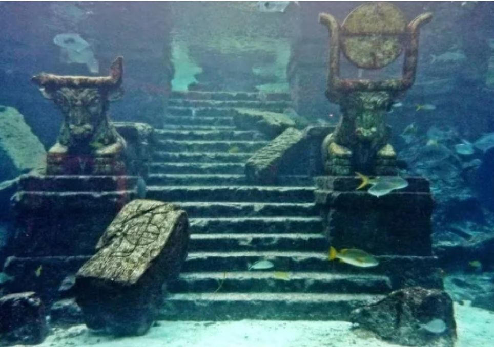 Ciudad Krishna-Dwarka, India, ciudad bajo el agua Ciudad Krishna-Dwarka, India, ciudad bajo el agua