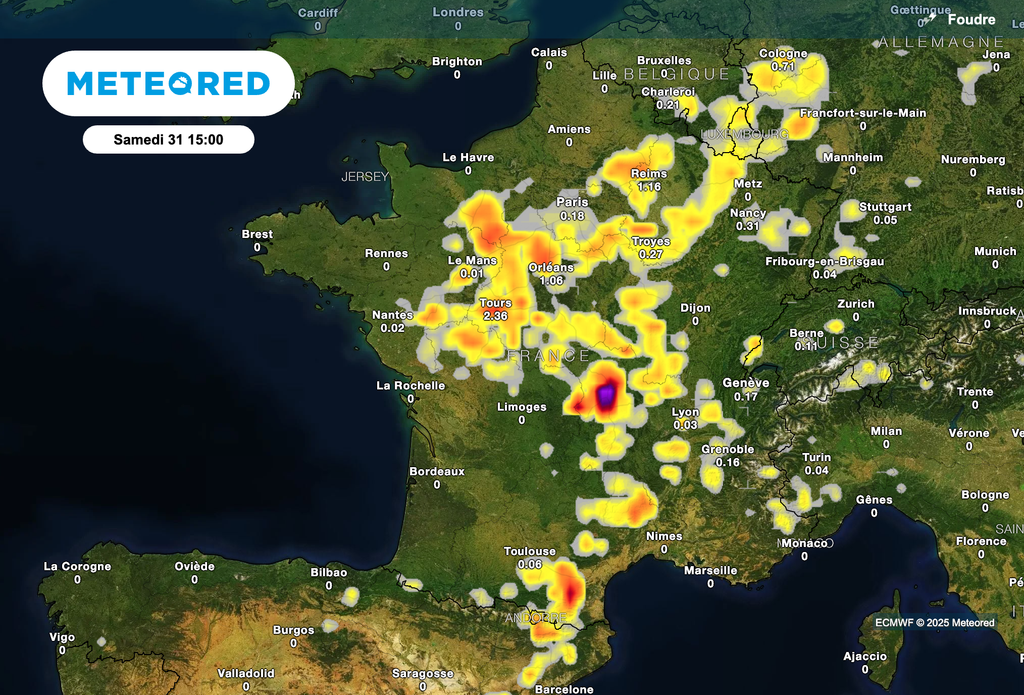 Des orages attendus dans plusieurs régions samedi après-midi. Des orages attendus dans plusieurs régions samedi après-midi.